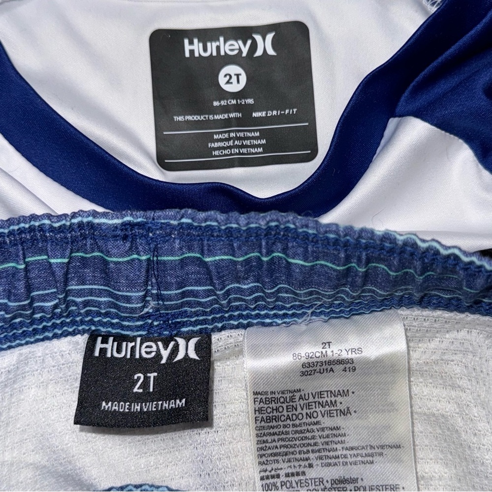 Hurley Rash Guard & Swim Trunk Set - Picture 6 of 6